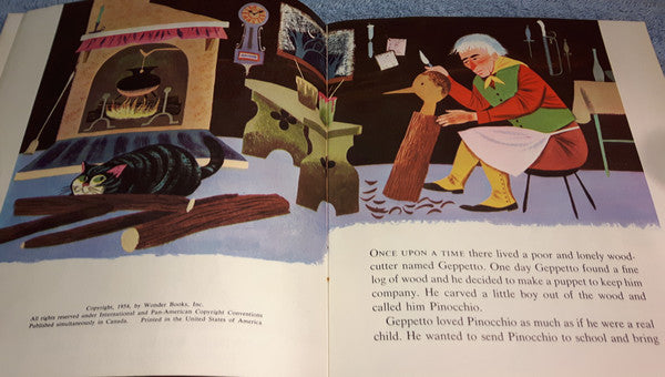 Larry Harmon : Pinocchio (7", Rea)