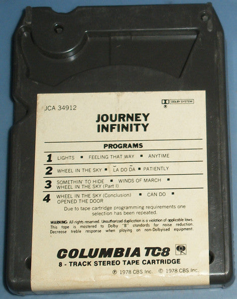 Journey : Infinity (8-Trk, Album, Lon)