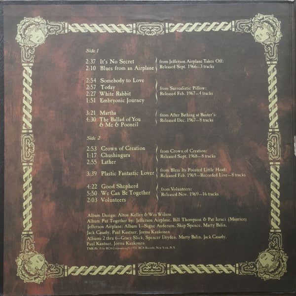 Jefferson Airplane : The Worst Of Jefferson Airplane (LP, Comp, Hol)
