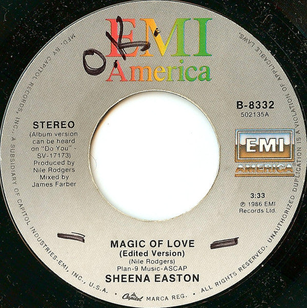 Sheena Easton : So Far So Good (7")