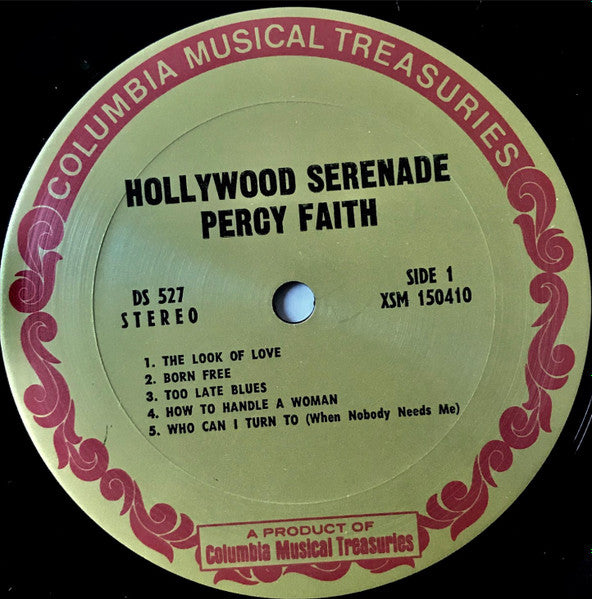 Percy Faith And His Orchestra* : Hollywood Serenade (LP, Comp)