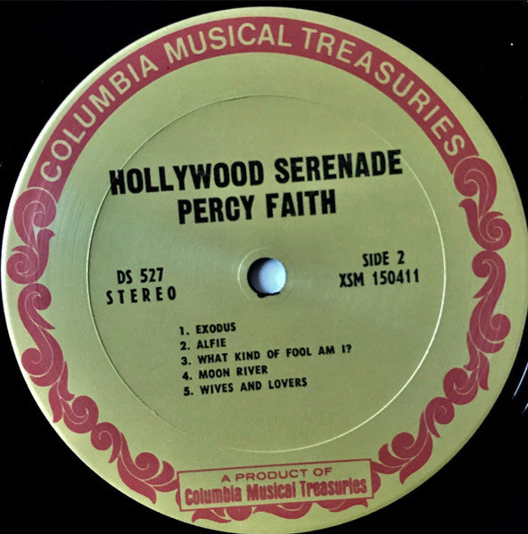 Percy Faith And His Orchestra* : Hollywood Serenade (LP, Comp)