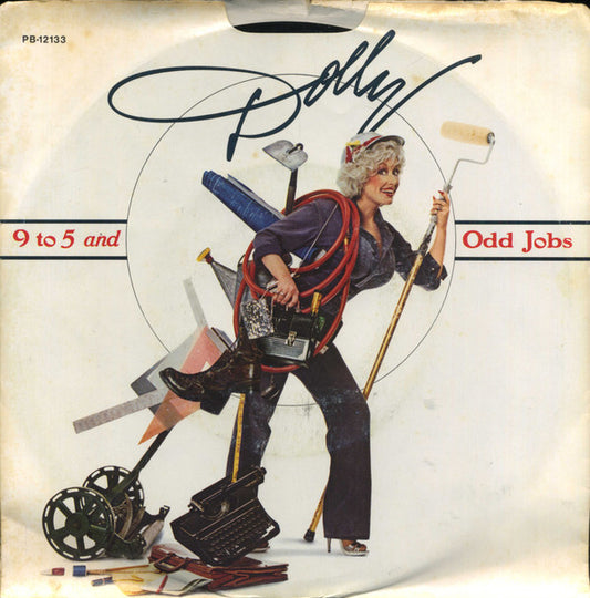 Dolly Parton : 9 To 5 (7", Single, Styrene, Ind)