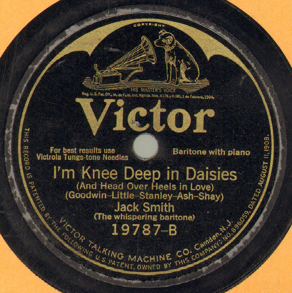 Whispering Jack Smith : Cecilia / I'm Knee Deep In Daisies (And Head Over Heels In Love) (Shellac, 10")