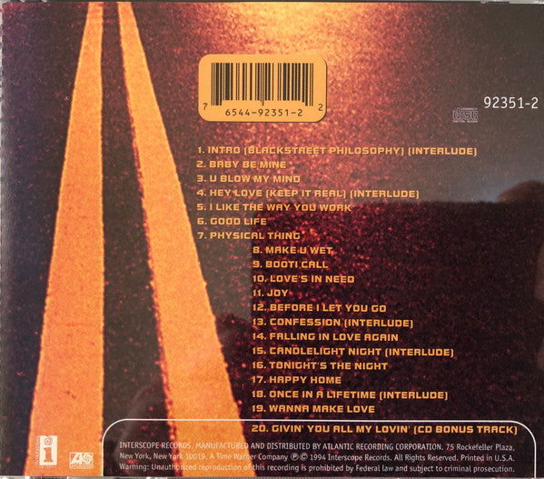 Blackstreet : Blackstreet (CD, Album)