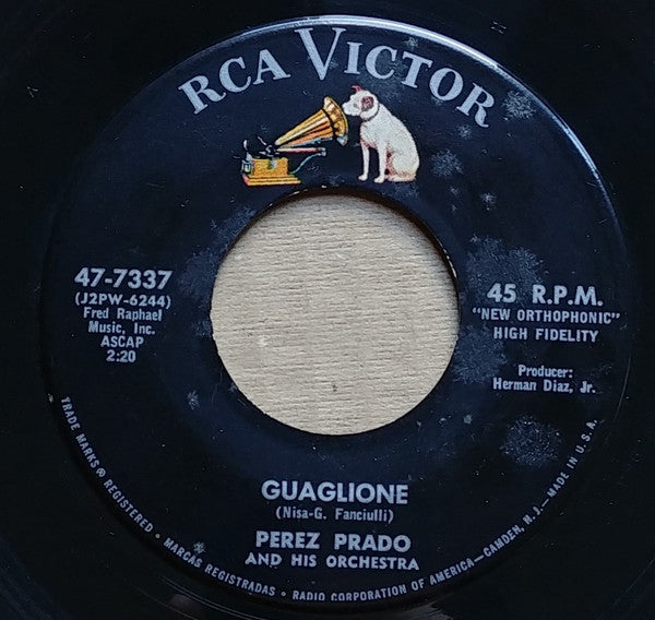 Perez Prado And His Orchestra : Guaglione / Paris (7", Single)