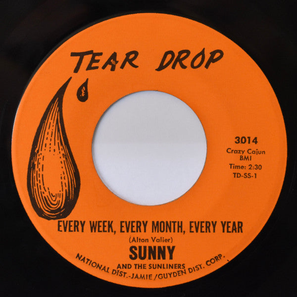 Sunny & The Sunglows / Sunny & The Sunliners : Talk To Me / Every Week, Every Month, Every Year (7", Single, Mono)