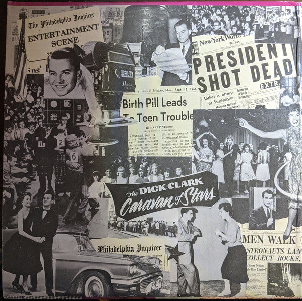 Dick Clark (2) : 20 Years Of Rock N' Roll (2xLP, Comp, RM, Col + Flexi, 7", S/Sided, Card)