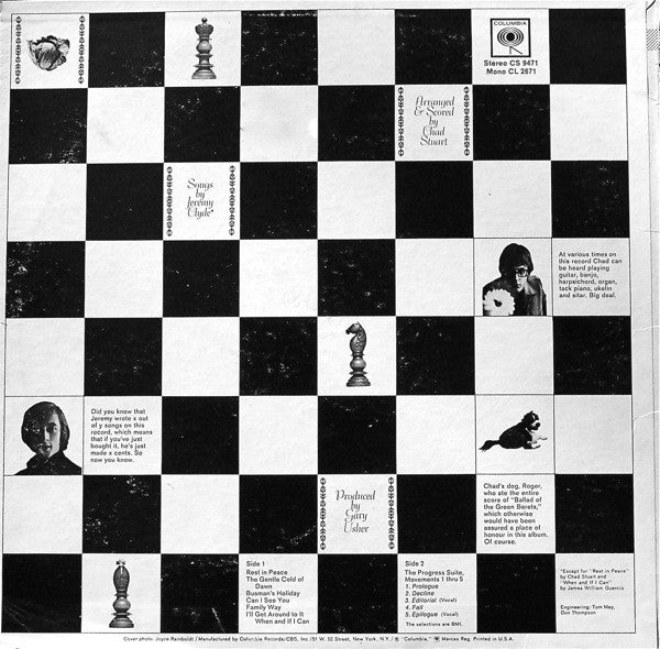Chad Stuart And Jeremy Clyde* : Of Cabbages And Kings (LP, Album, San)