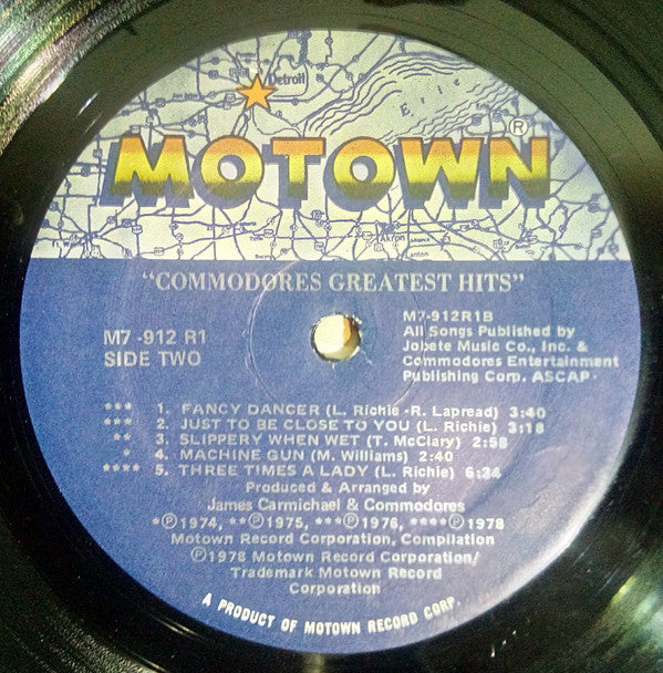 Commodores : Greatest Hits (LP, Comp)