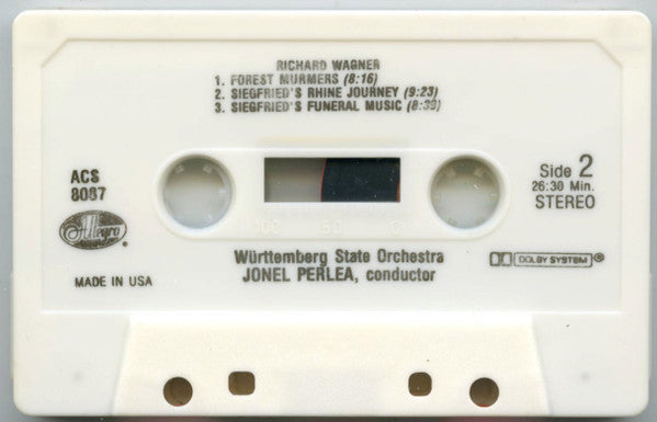 Richard Wagner, Heinrich Hollreiser, Jonel Perlea, Orchester Der Württembergischen Staatstheater Stuttgart : Wagner Highlights From The Ring (Cass)
