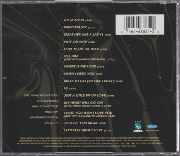 Celine Dion* : Let's Talk About Love (CD, Album, RE)
