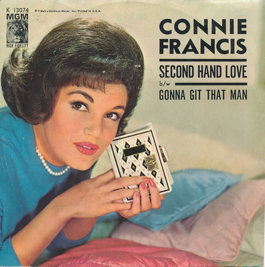 Connie Francis : Second Hand Love / Gonna Git That Man (7", Single)