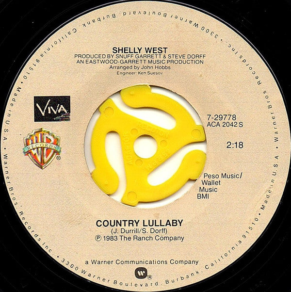 Shelly West : José Cuervo / Country Lullaby (7", Single, Styrene)