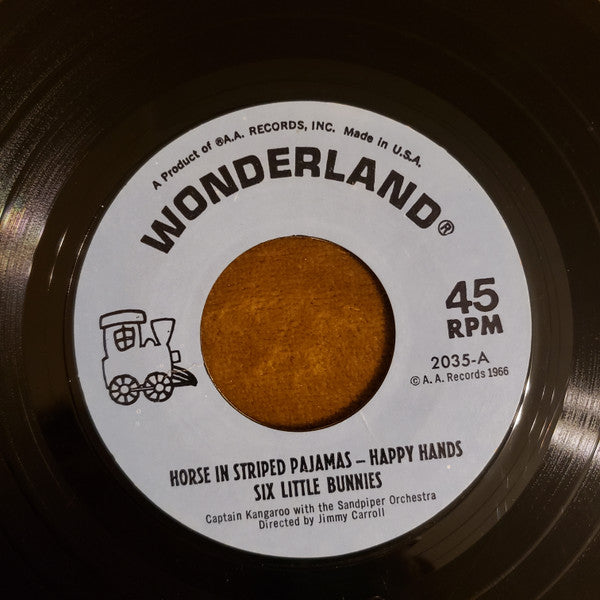 Captain Kangaroo, Jimmy Carroll And His Orchestra : The Horse in the Striped Pajamas (7")