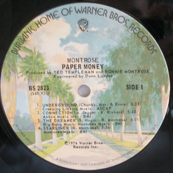 Montrose (2) : Paper Money (LP, Album, San)