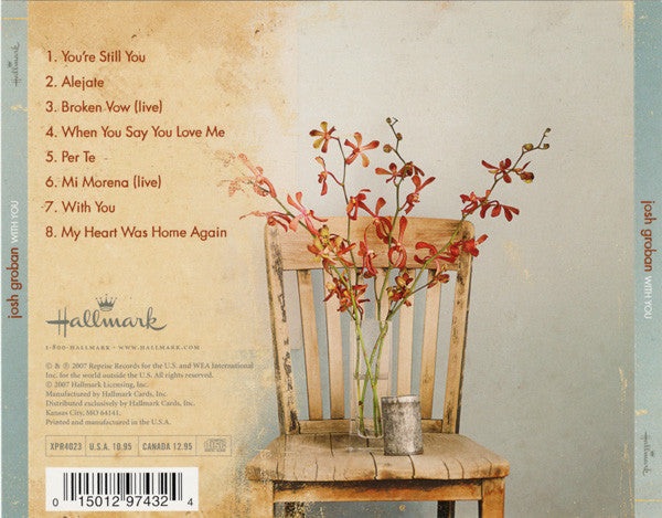 Josh Groban : With You (CD, Comp, Ltd)