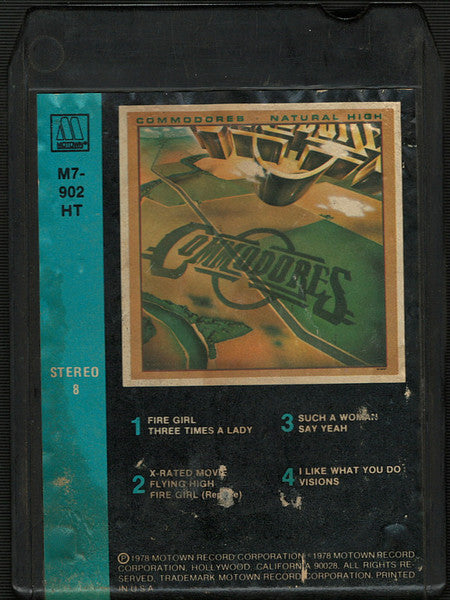 Commodores : Natural High (8-Trk, Album)