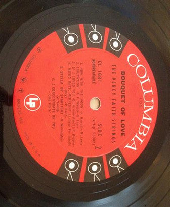 The Percy Faith Strings : Bouquet Of Love (LP, Mono)
