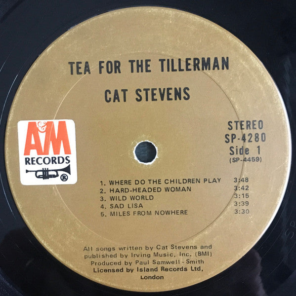 Cat Stevens : Tea For The Tillerman (LP, Album, Mix)
