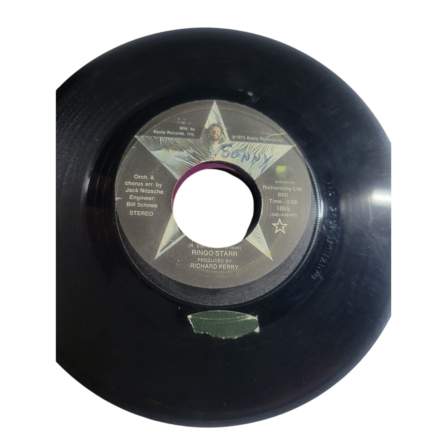 Ringo Starr – Oh My My / Down and Out - UNIQUE RARE LABEL MISPRINT