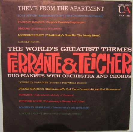 Ferrante & Teicher : The World's Greatest Themes (LP, Album, Mono)