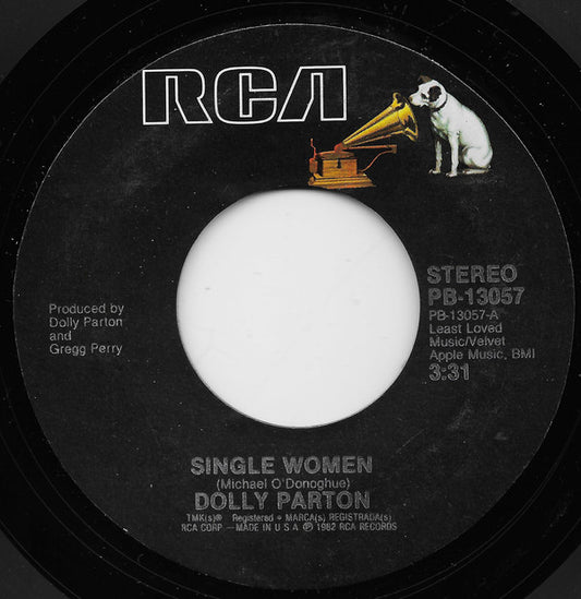 Dolly Parton : Single Women (7", Styrene)
