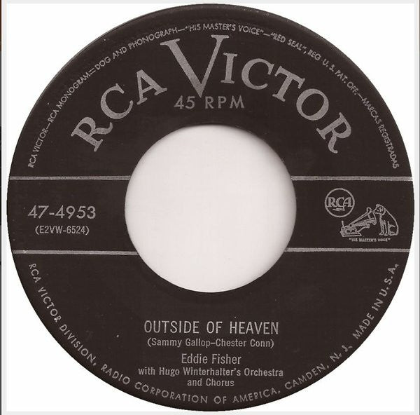 Eddie Fisher : Outside Of Heaven / Lady Of Spain (7")