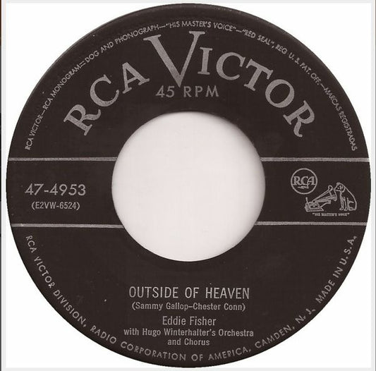 Eddie Fisher : Outside Of Heaven / Lady Of Spain (7")