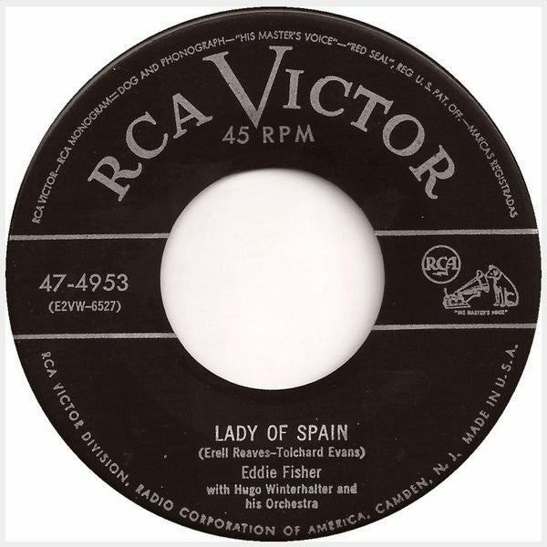 Eddie Fisher : Outside Of Heaven / Lady Of Spain (7")