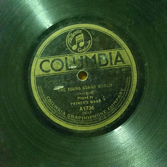 Prince's Band / Columbia Band : The Young Guard March / The Bride Elect March (Shellac, 10")
