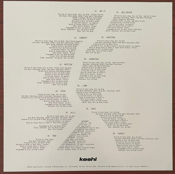 Keshi : Gabriel (LP, Album, Ltd, Tra)