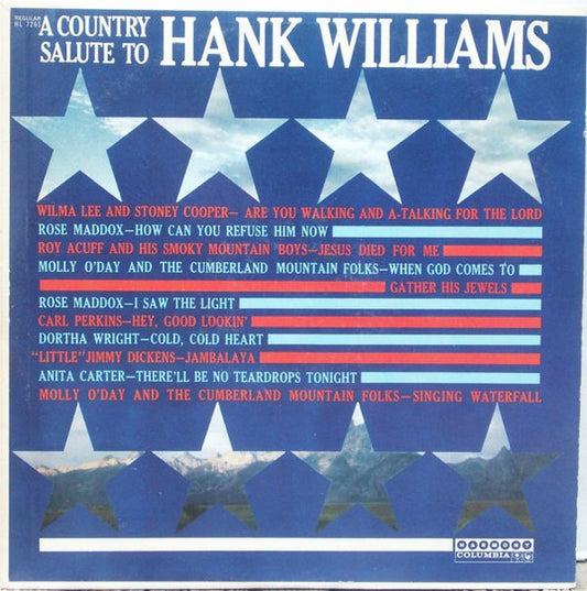 Various : A Country Salute To Hank Williams (LP, Comp)