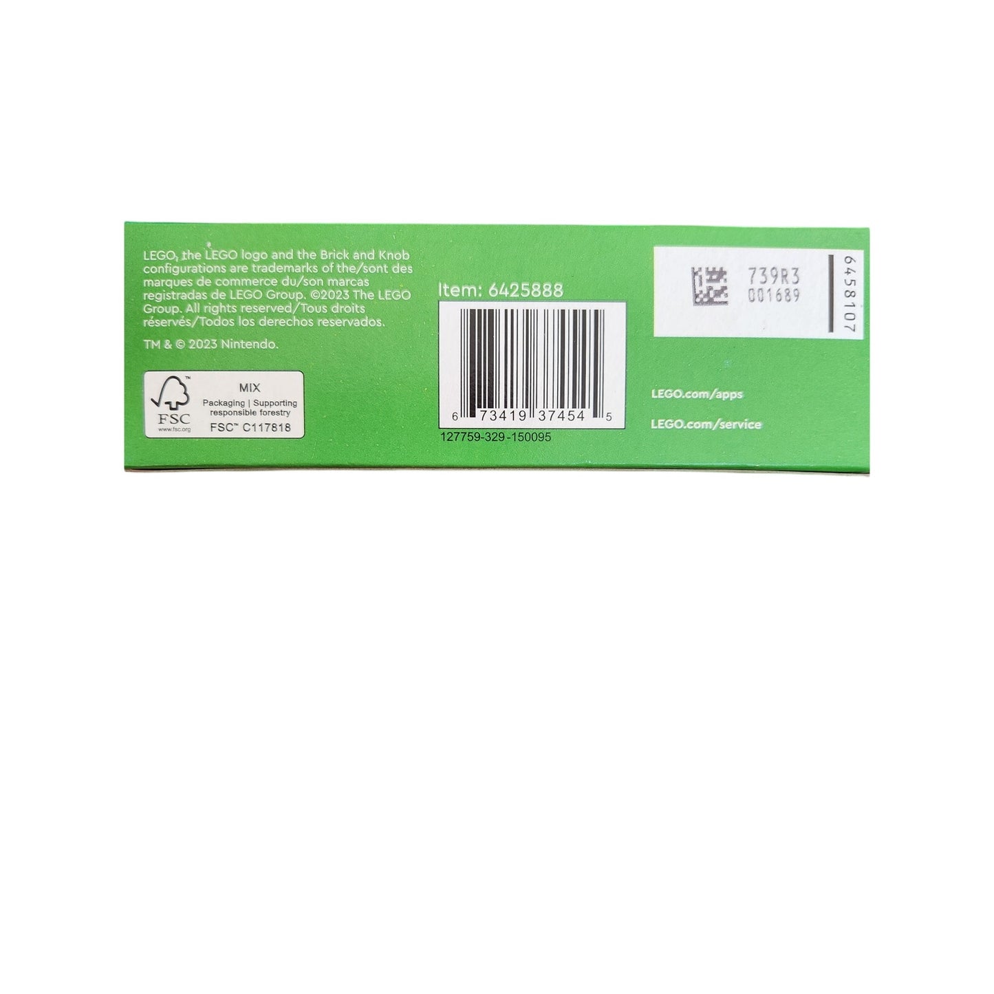 Super Mario LEGO Rambi Set - Mint Condition Collector's Item!