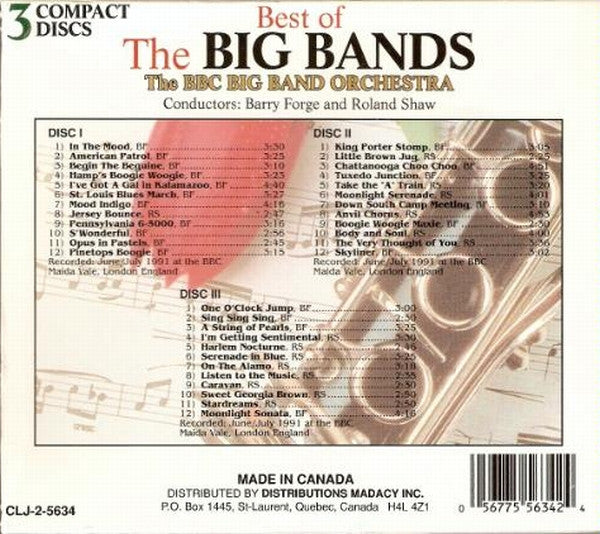 The BBC Big Band Orchestra : Best Of The Big Bands (3xCD + Box, Album)