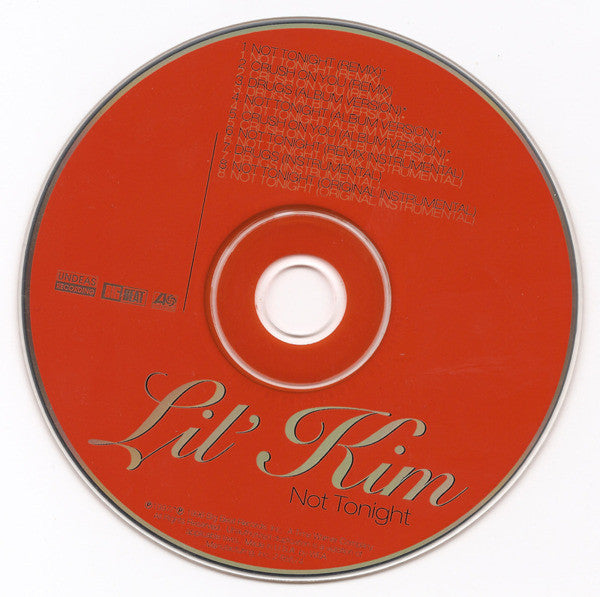 Lil' Kim Featuring Da Brat, Left Eye*, Missy “Misdemeanor” Elliott* & Angie Martinez : Not Tonight (CD, Maxi)
