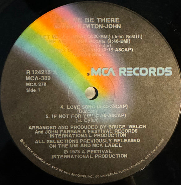 Olivia Newton-John : Let Me Be There (LP, Album, Club)