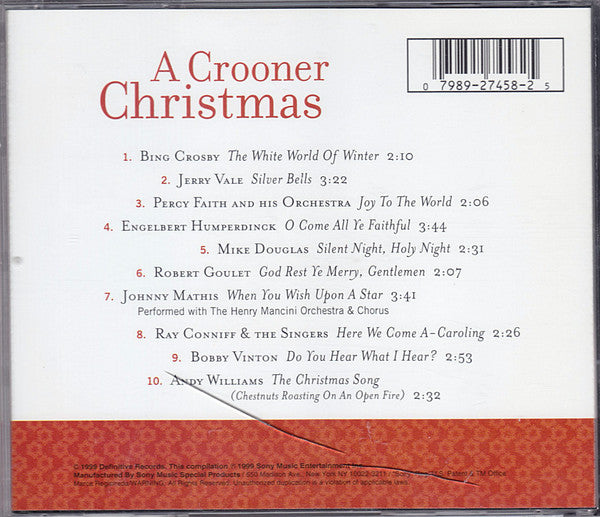 Various : A Crooner Christmas (CD, Comp)