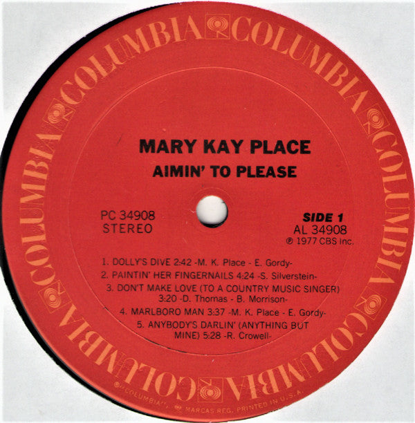 Mary Kay Place : Aimin' To Please (LP, Album, Ter)