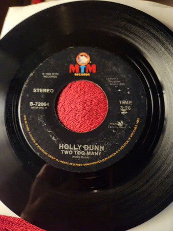 Holly Dunn : Two Too Many (7", Single)