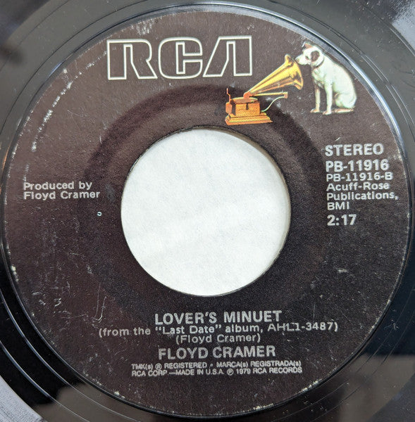 Floyd Cramer : Dallas / Lover's Minuet (7", Single, Styrene, Mon)