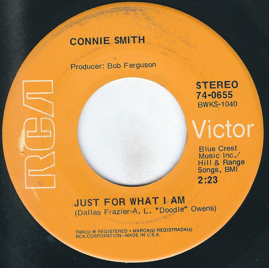 Connie Smith : Just For What I Am (7", Hol)