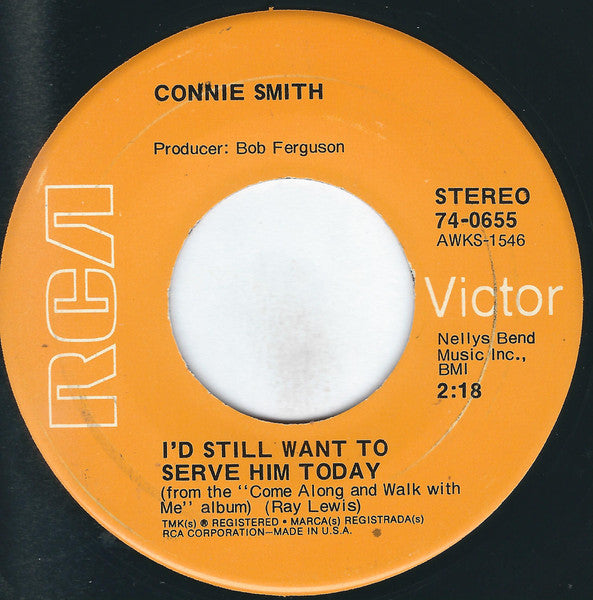 Connie Smith : Just For What I Am (7", Hol)