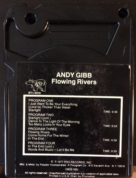 Andy Gibb : Flowing Rivers (8-Trk, Album)