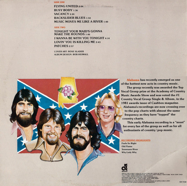 Alabama : Pride Of Dixie (LP, Album)