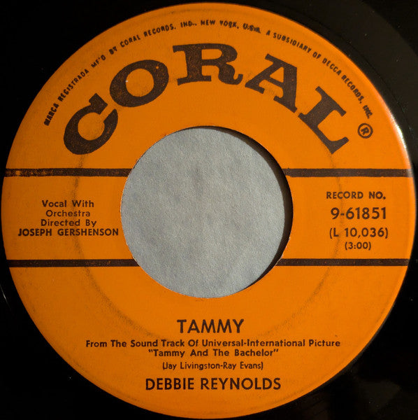 Debbie Reynolds : Tammy / French Heels (7", Single, Ric)