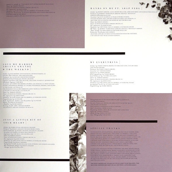 Ariana Grande : My Everything (LP, Album, RE, Lav)