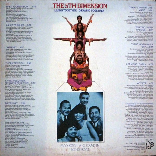 The 5th Dimension* : Living Together, Growing Together (LP, Album)
