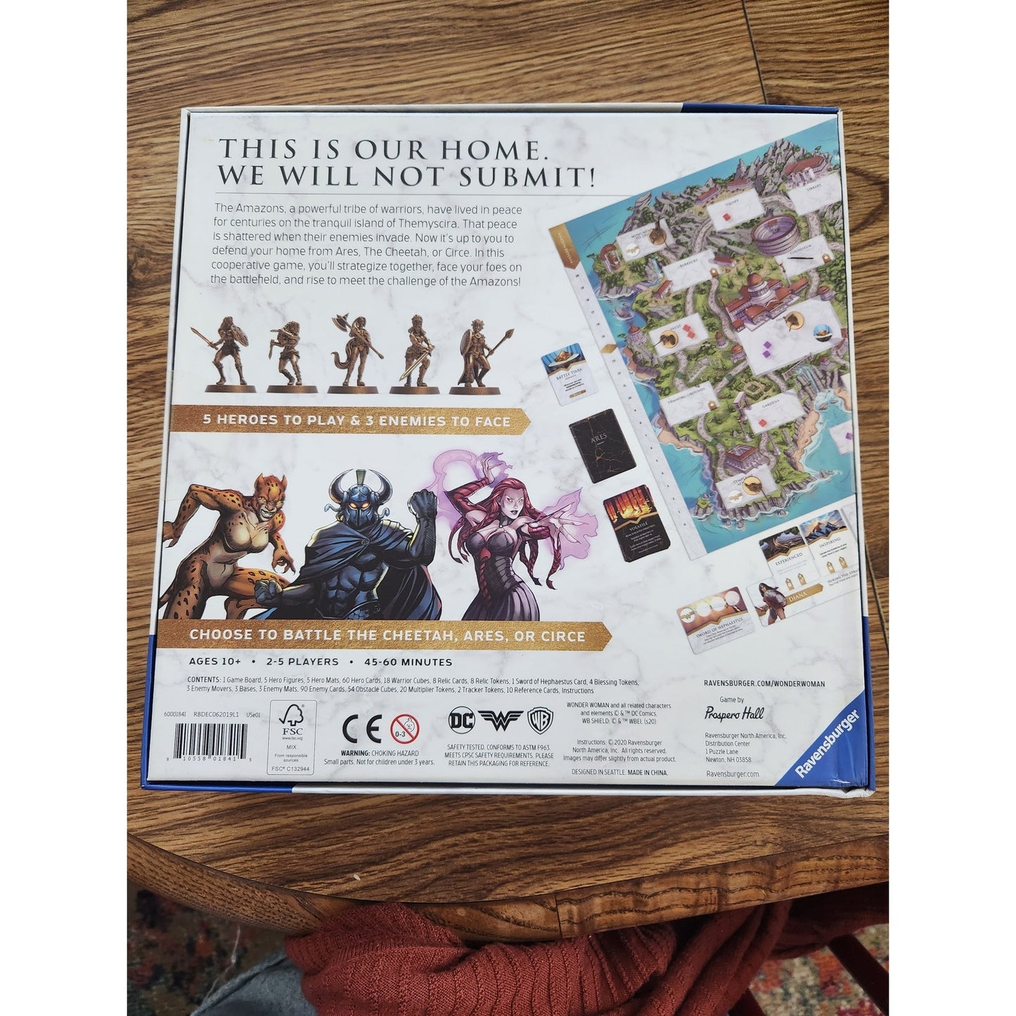 Wonder Woman Challenge of the Amazons Board Game - Sealed RARE find