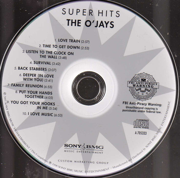 The O'Jays : Super Hits (CD, Comp, RE)
